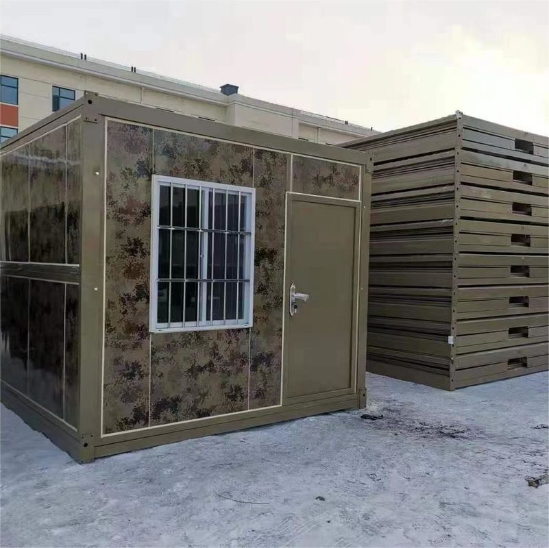 Korozyon Önleyici Galvanizli Çelik Taşınabilir Modüler Ev Konteyner Sitesi Ofis Binası