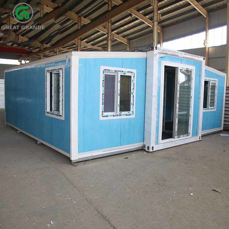 Brande 20/40Ft Konteyner Genişletilebilir Prefabrik Ev 5 Yatak Odalı taşınabilir konteyner evleri saklama kabı evleri