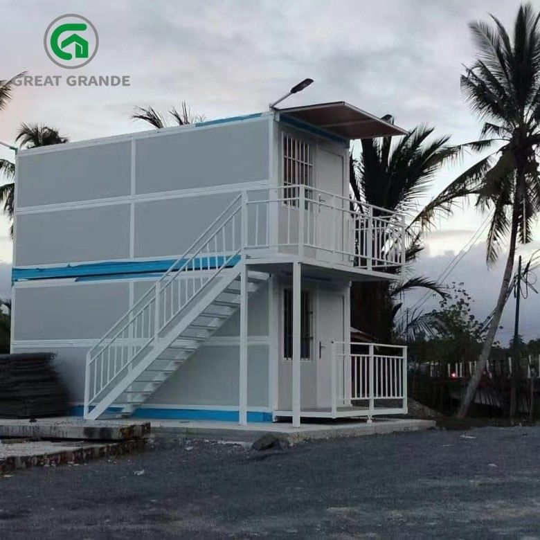 Brande Deformatif Prefabrik Geçici Şantiye Ofisi Sitede İnşa Edilen Özel Hangarlar