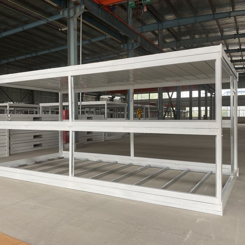 Katlanabilir Prefabrik Ofis Prefabrik Genişletilebilir Konteyner Ev Renkli Çelik