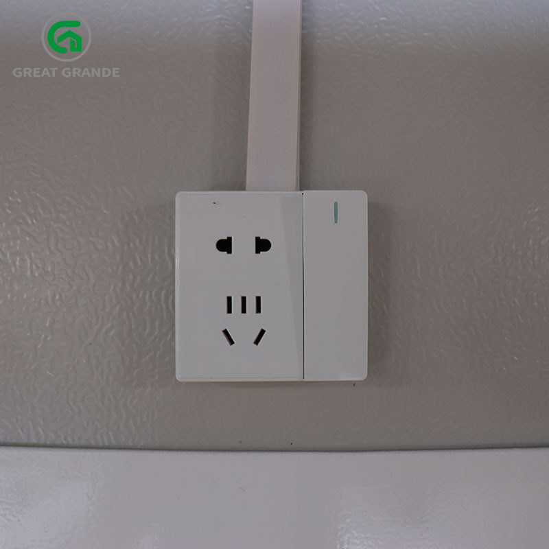 Prefabrik Katlanır Konteyner Ev Ön Duvar Çift Kapı Hırsızlığa Karşı Çelik Kapı