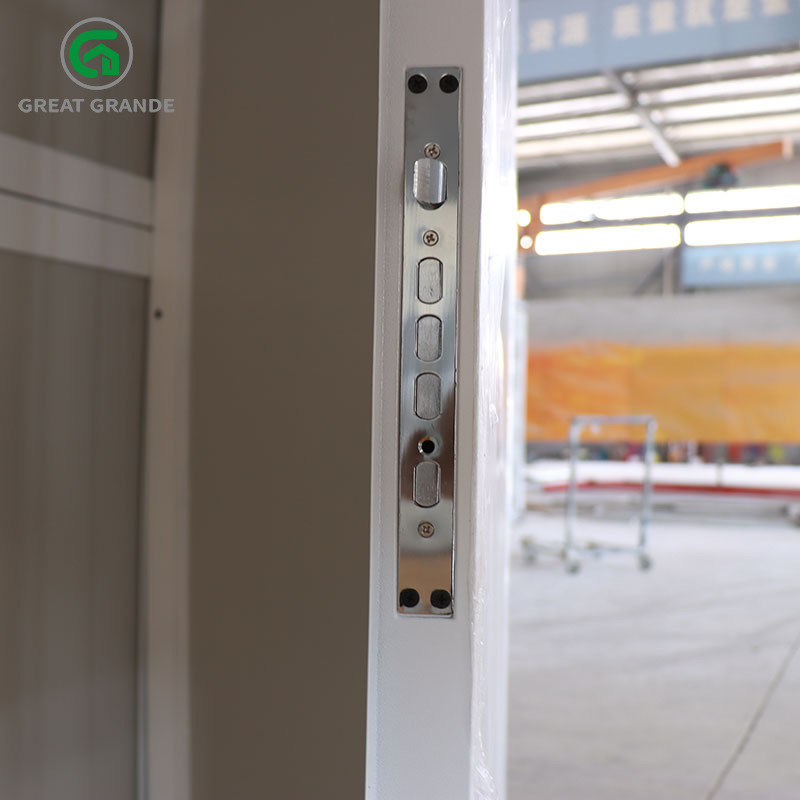 Prefabrik Katlanır Konteyner Ev Ön Duvar Çift Kapı Hırsızlığa Karşı Çelik Kapı