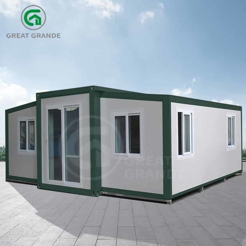 20ft Genişletilebilir Modüler Evler Üreticisi Sağlam Yapım Şebeke dışı yaşam Hızlı kurulum