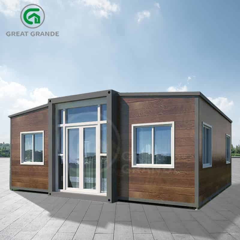 20ft Genişletilebilir Küçük Ev Üretici Uzun kullanım ömrü Hızlı kurulum yaşam alanı