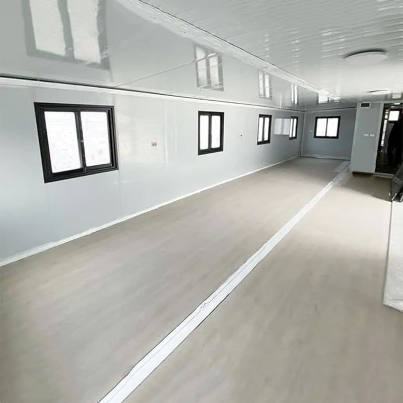20FT Prefab Portable House Üreticisi prefab kabin EPS sandviç panelleri zemin deri