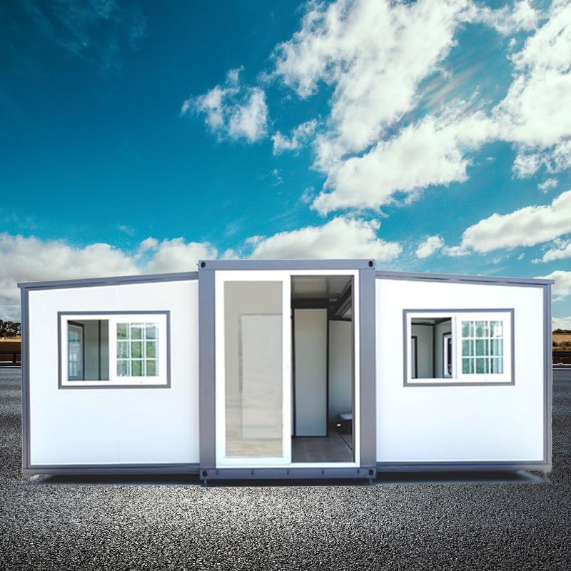 20FT Prefab Portable House Üreticisi prefab kabin EPS sandviç panelleri zemin deri