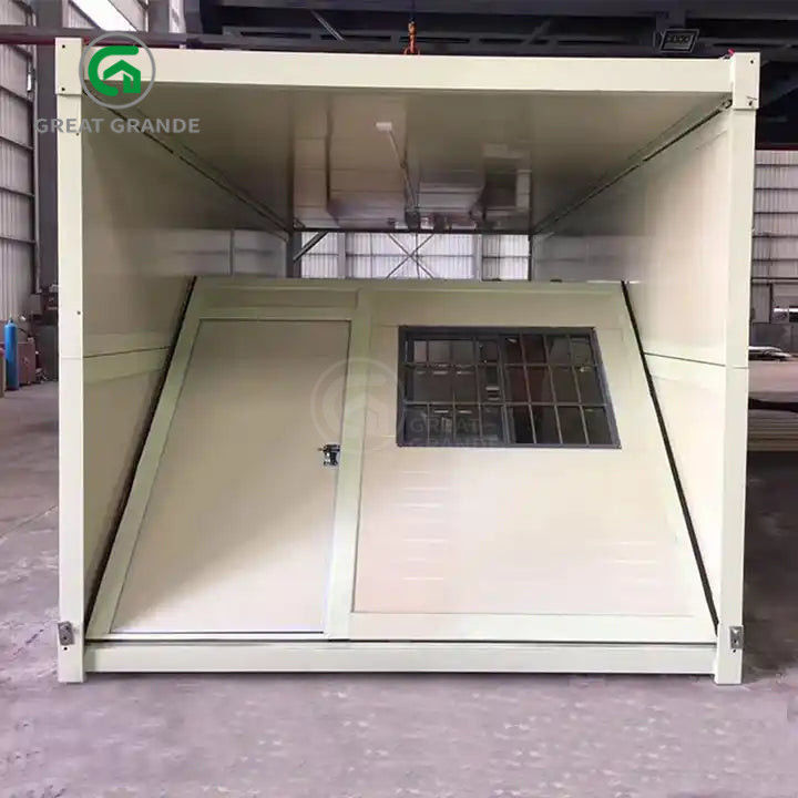 20ft Katlanabilir Konteyner Evi Üreticisi Kare Tüpler Galvanizli Çelik Hızlı Kurulum