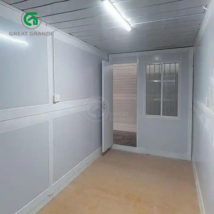 20ft Katlanabilir Konteyner Evi Üreticisi Kare Tüpler Galvanizli Çelik Hızlı Kurulum