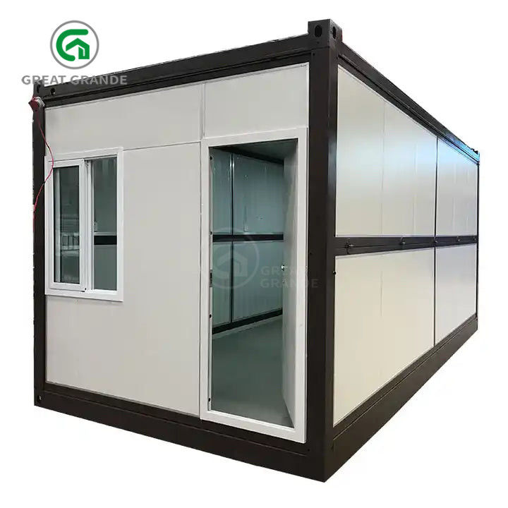 20ft Katlanabilir Konteyner Evi Üreticisi Kare Tüpler Galvanizli Çelik Hızlı Kurulum
