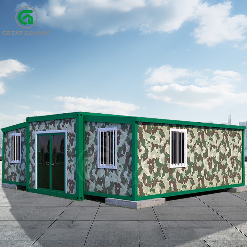 Genişletilebilir prefabrik ev yan üstü T50 Eps Tahta Dış Yüksekliği 2.86m Ahşap veya özelleştirme