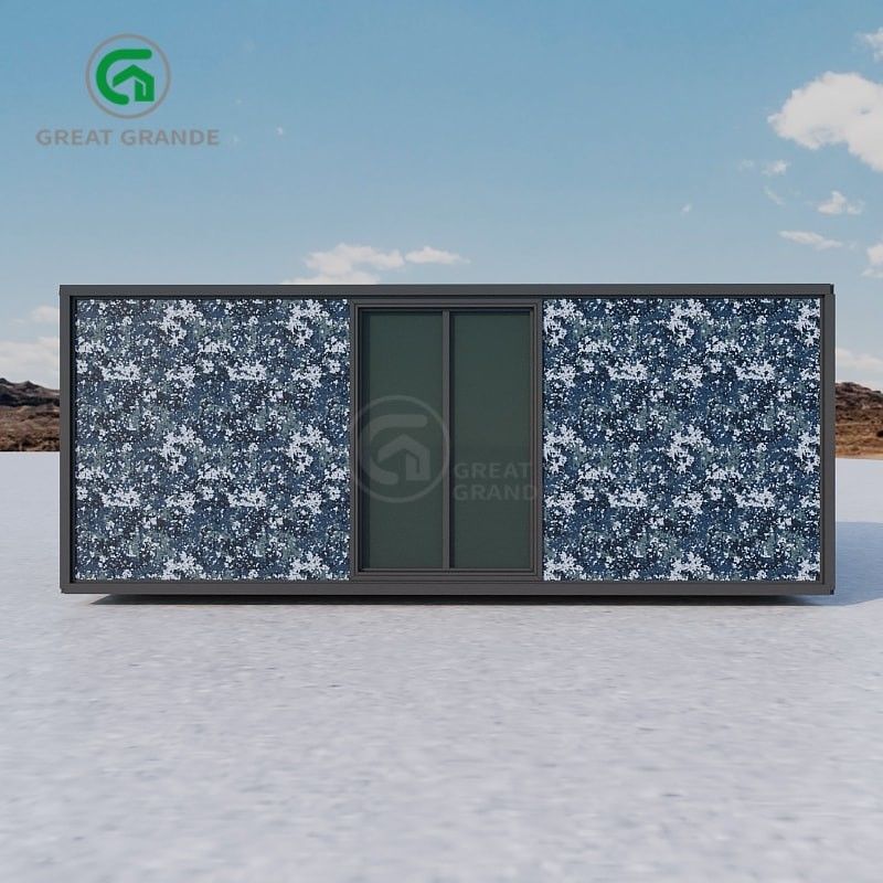 1.0 KN/M2 Yük Özel Genişletilebilir Konteyner Evler Galvanizli Çelik Çerçeve ile Yükseltilmiş Erişim Zemini