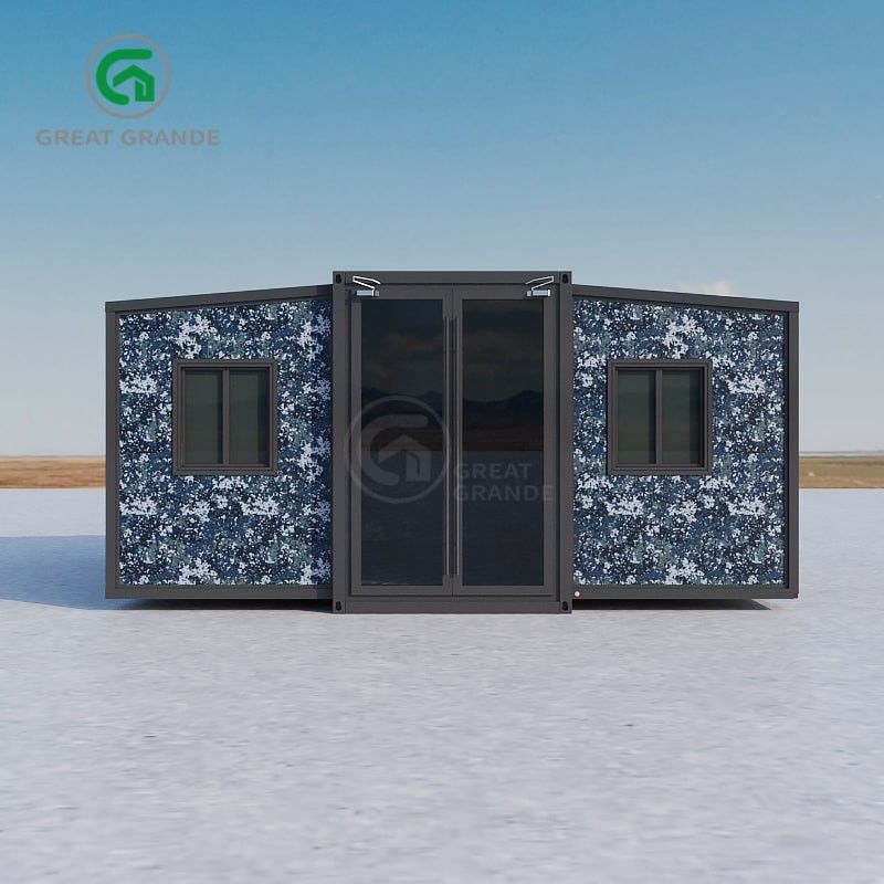 1.0 KN/M2 Yük Özel Genişletilebilir Konteyner Evler Galvanizli Çelik Çerçeve ile Yükseltilmiş Erişim Zemini
