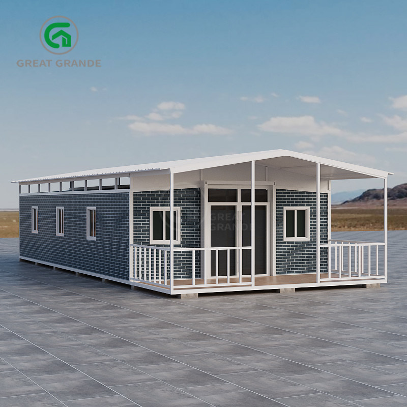 Genişletilebilir taşınabilir ev Geçici konut çözümleri için uygun fiyatlı ve pratik