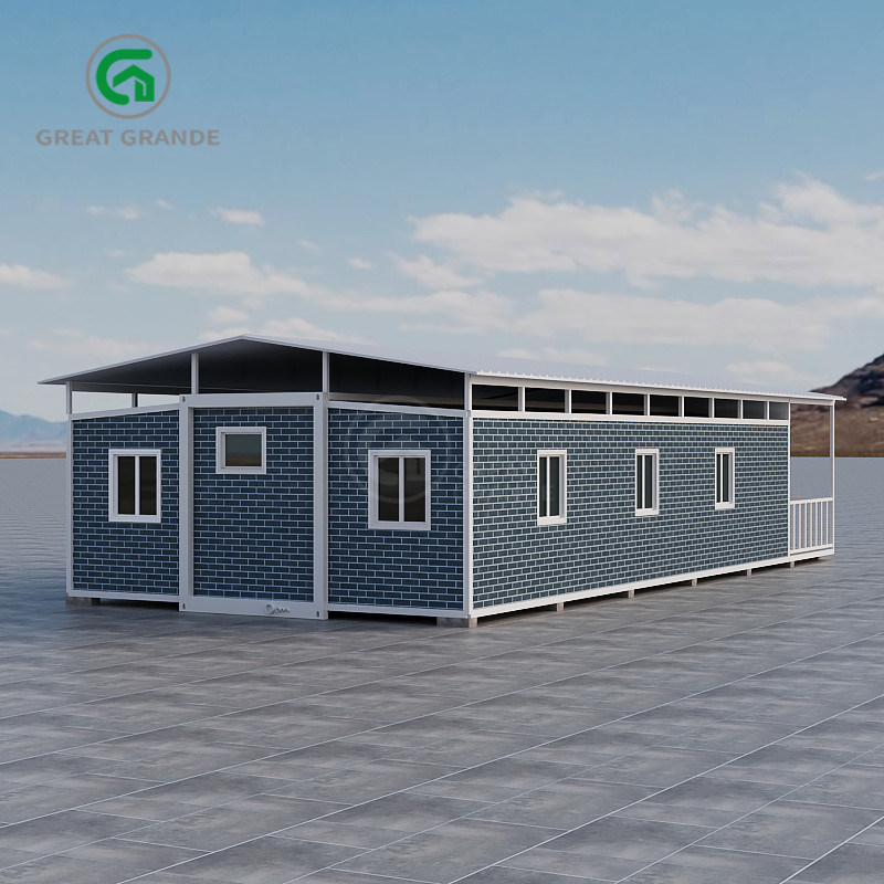 Genişletilebilir taşınabilir ev Geçici konut çözümleri için uygun fiyatlı ve pratik
