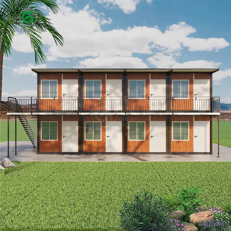 20ft İnşaat Konteyner Evi Fabrika İşçilerin Yatak Odası Hızlı Montaj