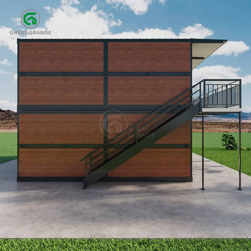 20ft İnşaat Konteyner Evi Fabrika İşçilerin Yatak Odası Hızlı Montaj