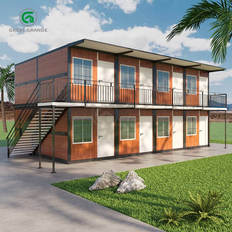 20ft İnşaat Konteyner Evi Fabrika İşçilerin Yatak Odası Hızlı Montaj